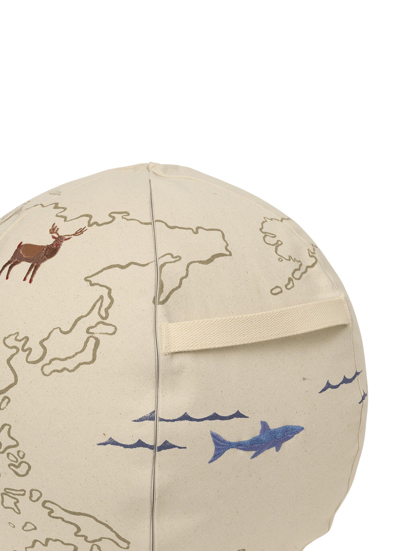 The World Pouf - Off-white