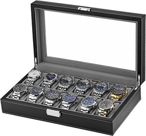 Ditur Watch Box 12 Watches Black Synthetic leather DIT000023
