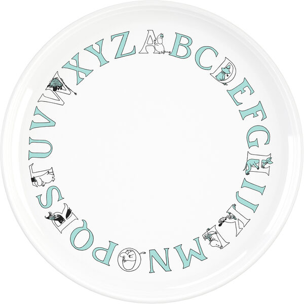Moomin ABC tallerken Ø 20 cm Moomin turqouise