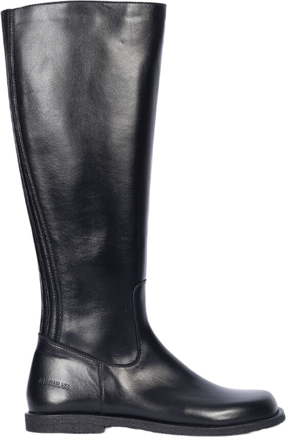 Langskaftet l&aelig;derst&oslash;vle med rummeli