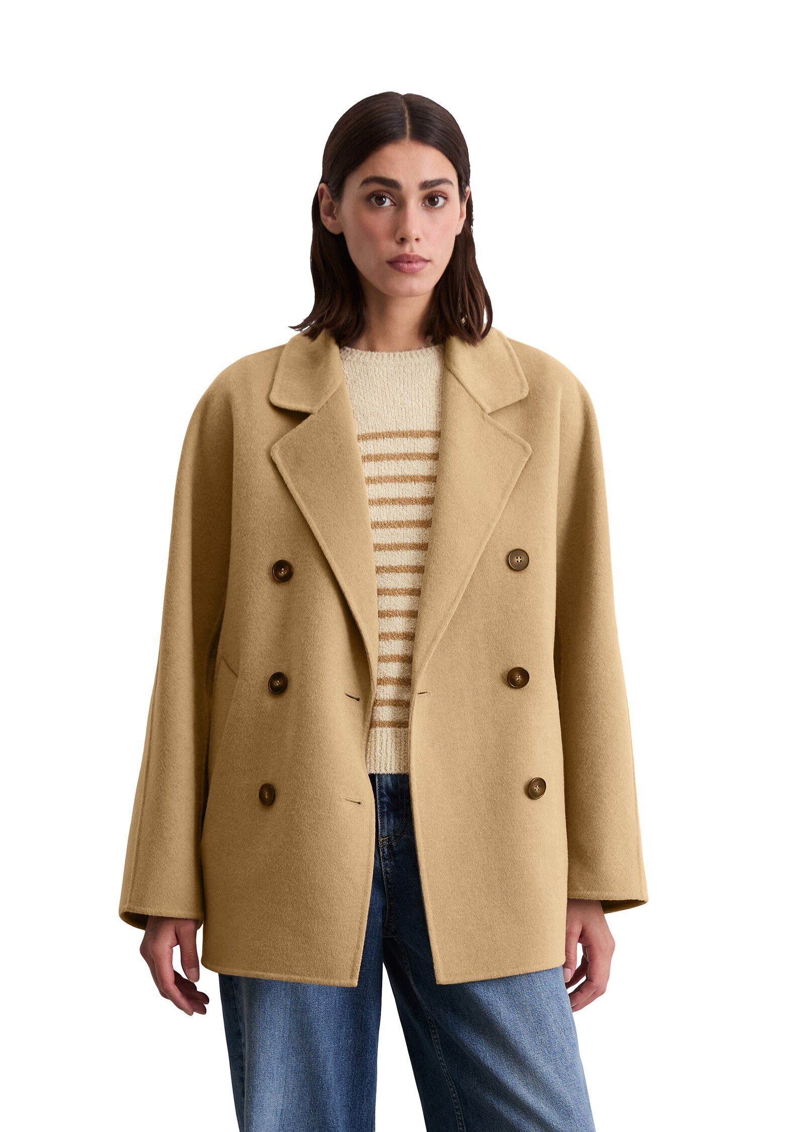 Caban jacket, double face workmansh