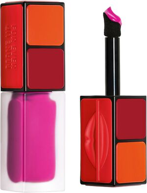 En multifunktionel flydende blush til kinder, l&aelig;ber og &oslash;jne, uden afsm