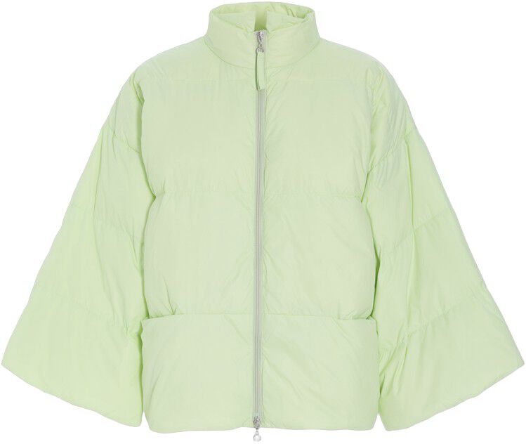 Feather down jakke med krave