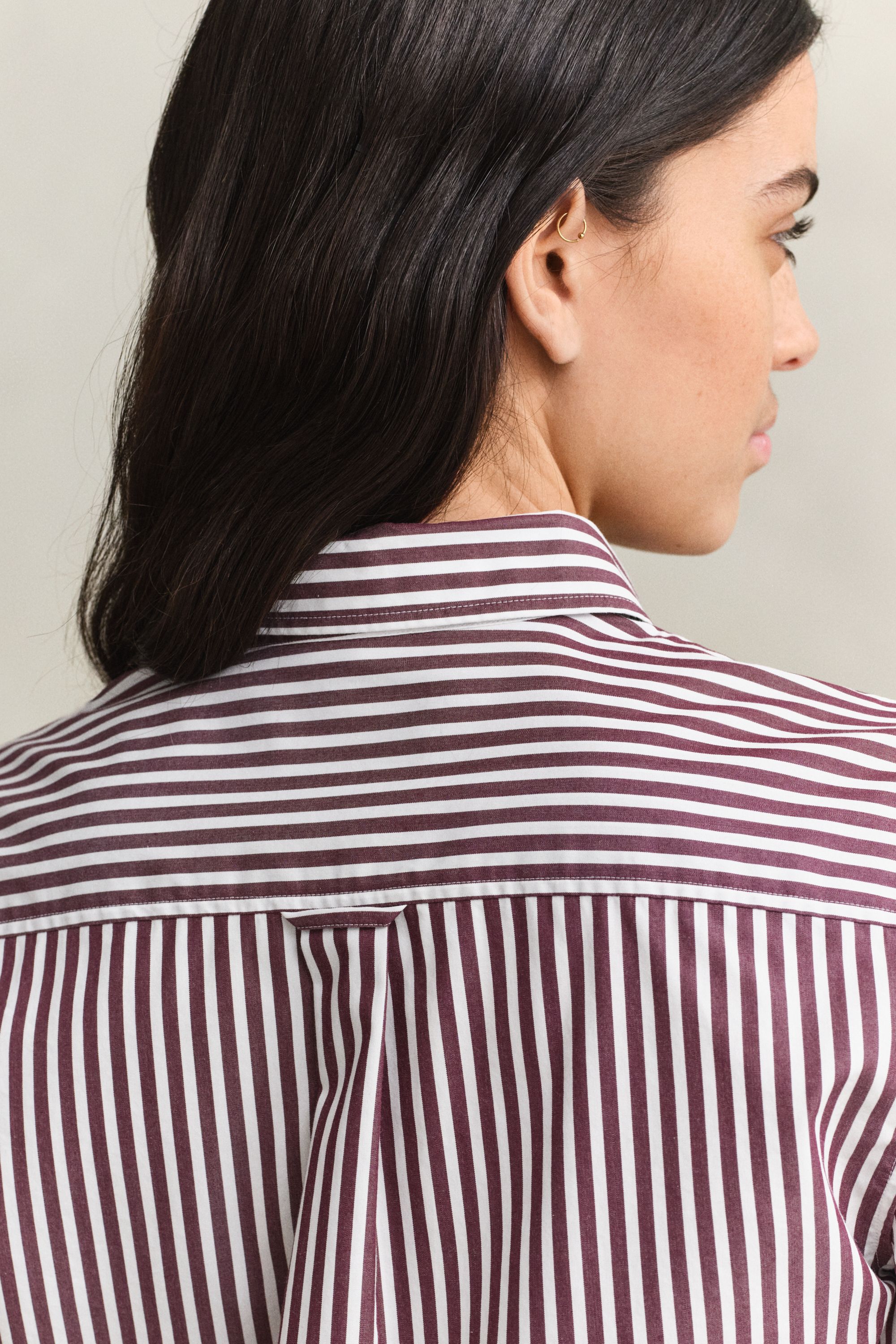 REG CLASSIC POPLIN STRIPED SHIRT