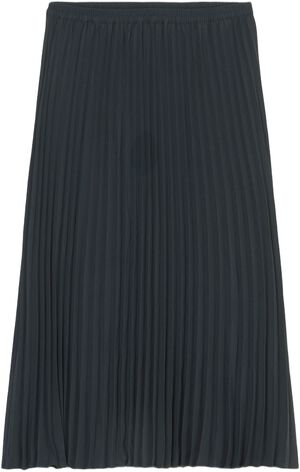 Skirt, plisseé flannel, midi length