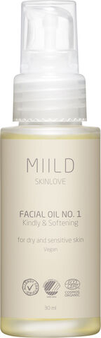 Facial Oil no. 1, Kindly & Softening 30 ml