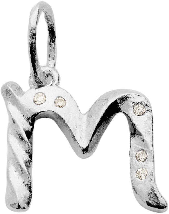 Alphabet Pendant Silver