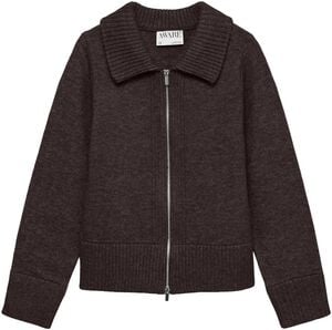 AWLINA LS ZIP KNIT CARDIGAN