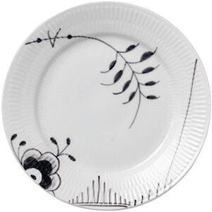 Sort Mega Riflet 19 cm. tallerken