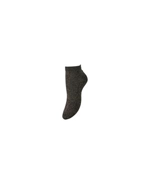 PCSEBBY GLITTER SNEAKER SOCK BC NOO