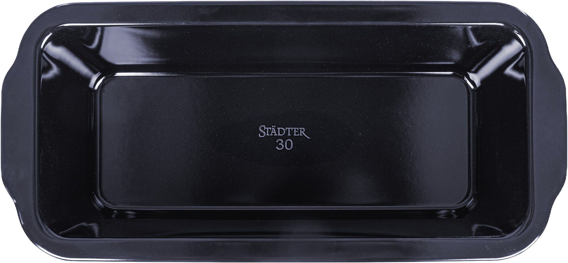 Br&oslash;dform EMALJE 30 x 13 cm / H 8 cm sort
