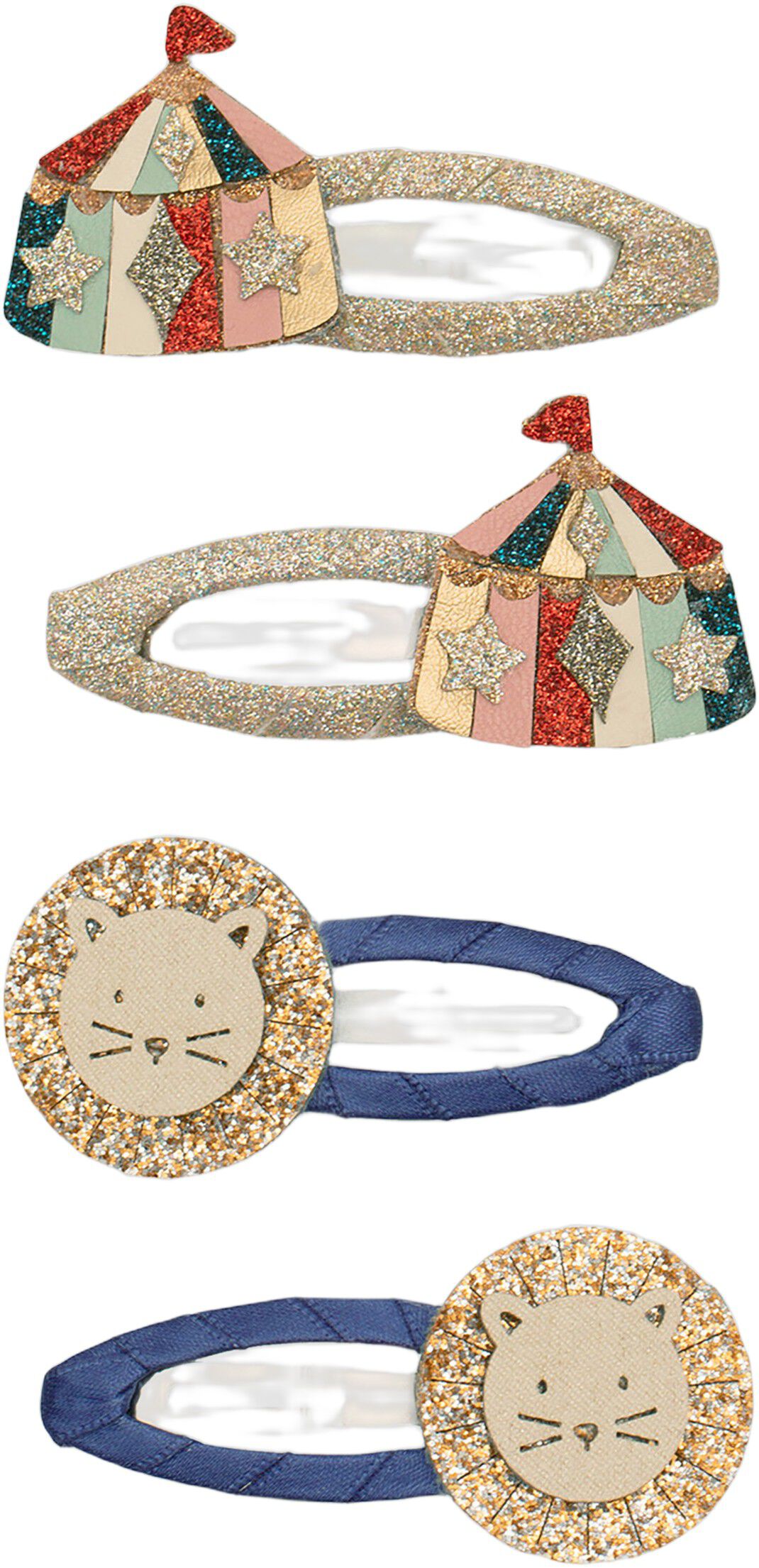 Mimi & Lula - 4 H&aring;rsp&aelig;nder - Lion Circus