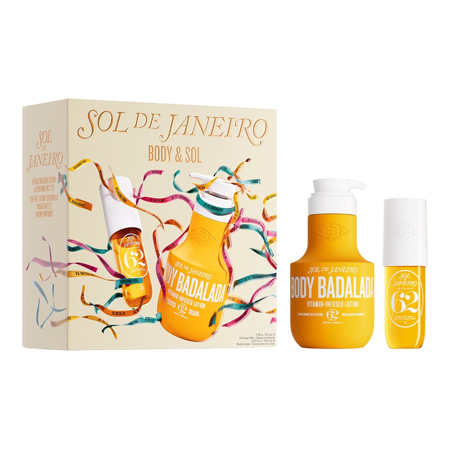 Body & Sol - Gaves&aelig;t med fugtgivende lotion og duftmist
