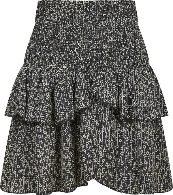 Carin Flower Check Skirt