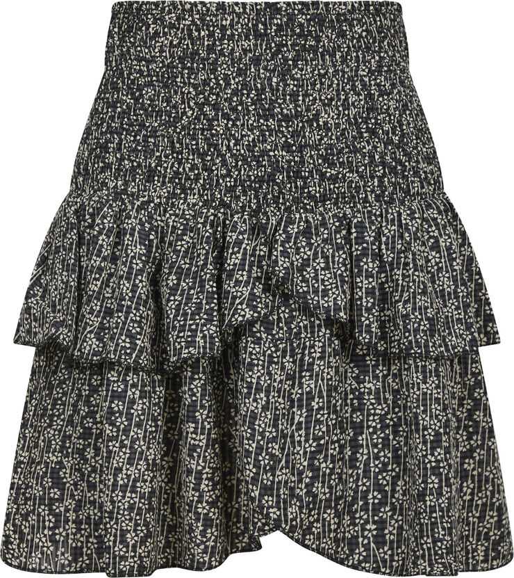 Carin Flower Check Skirt