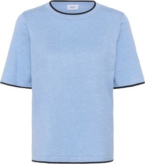 MilaSZ Contrast Stripe SS Pullover