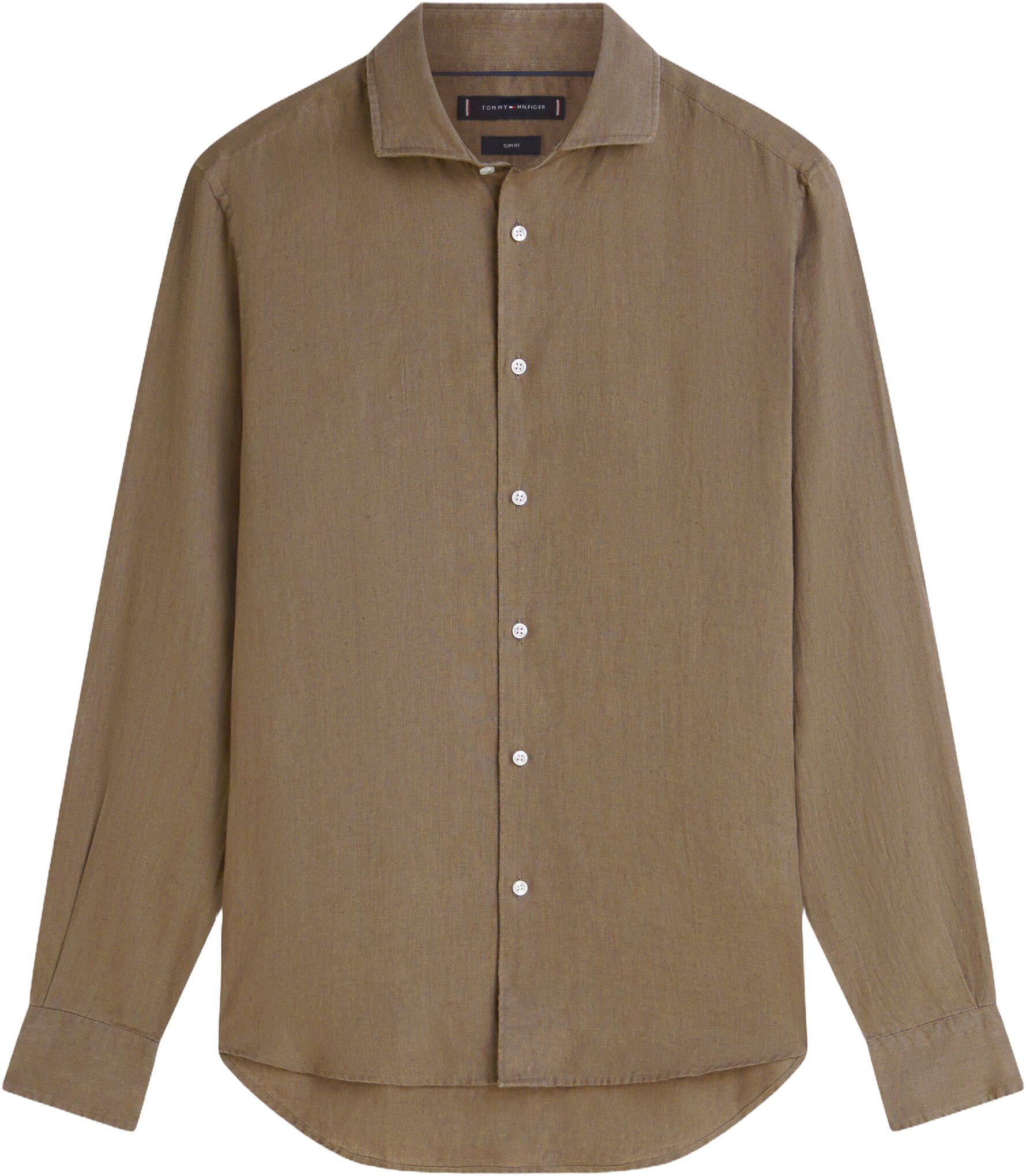 Smart Casual Slim Fit Pure Linen Shirt