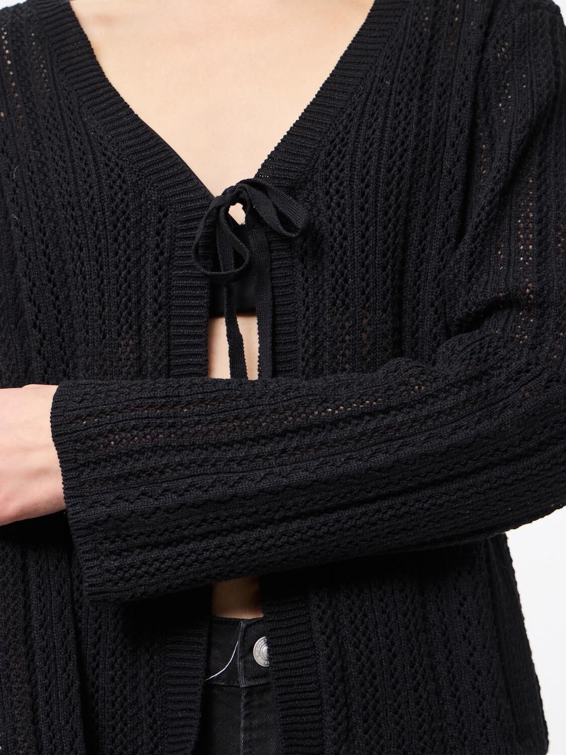 PCNUKA LS KNIT CARDIGAN NOOS BC