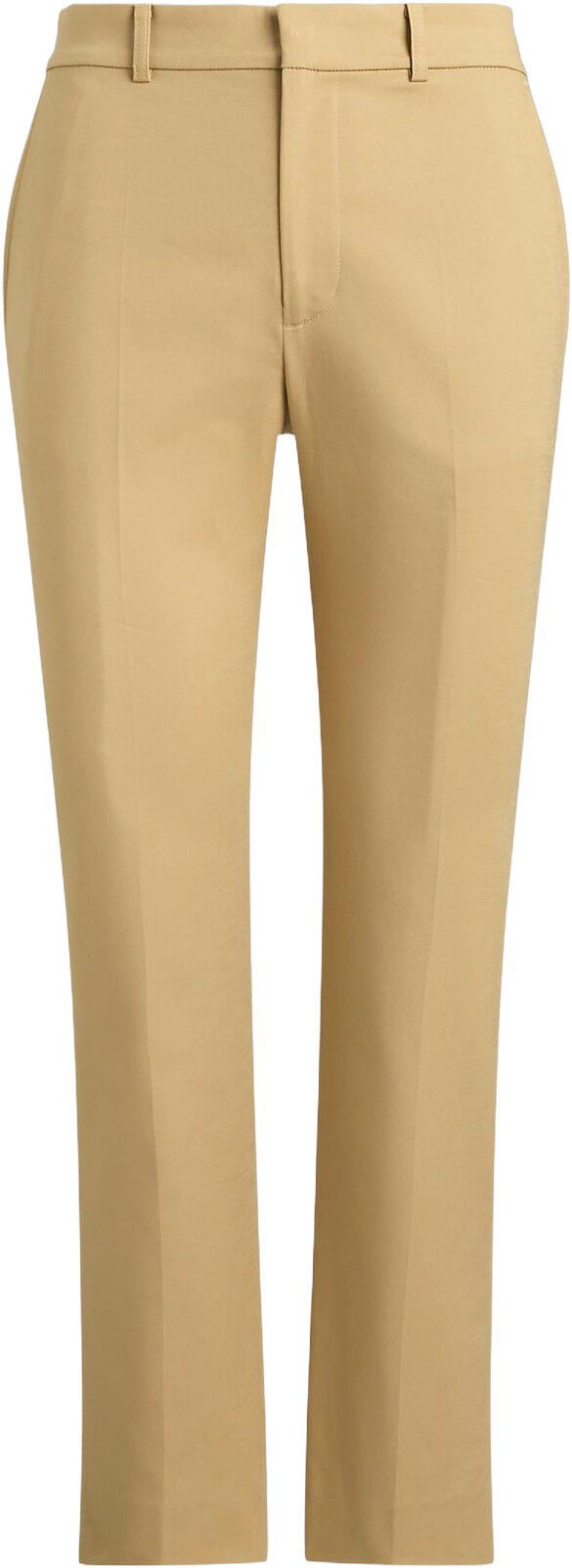 Double-Faced Cotton Slim Straight Pant