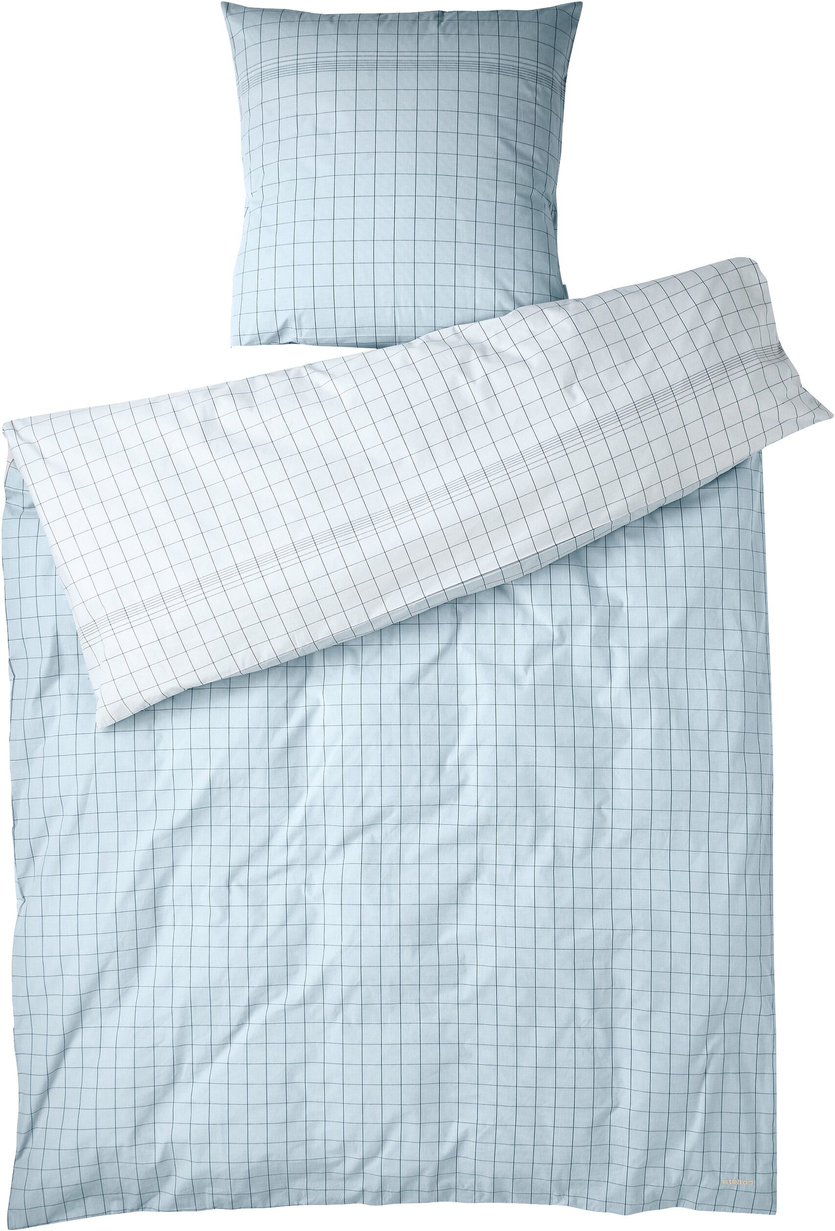 Vibeke Klint senget&oslash;j 140x220 cm/50x70 cm blue