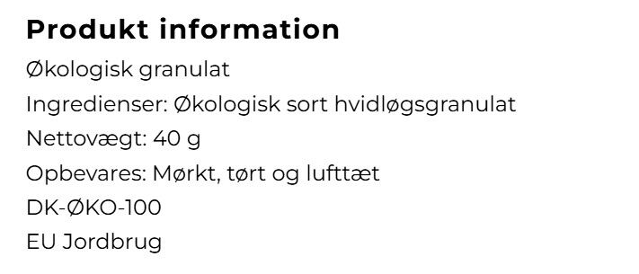 Sort Hvidl&oslash;g