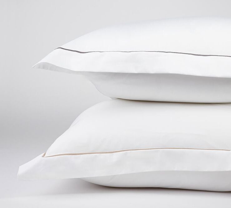 Egyptisk sengesæt 140x200 White/Beige