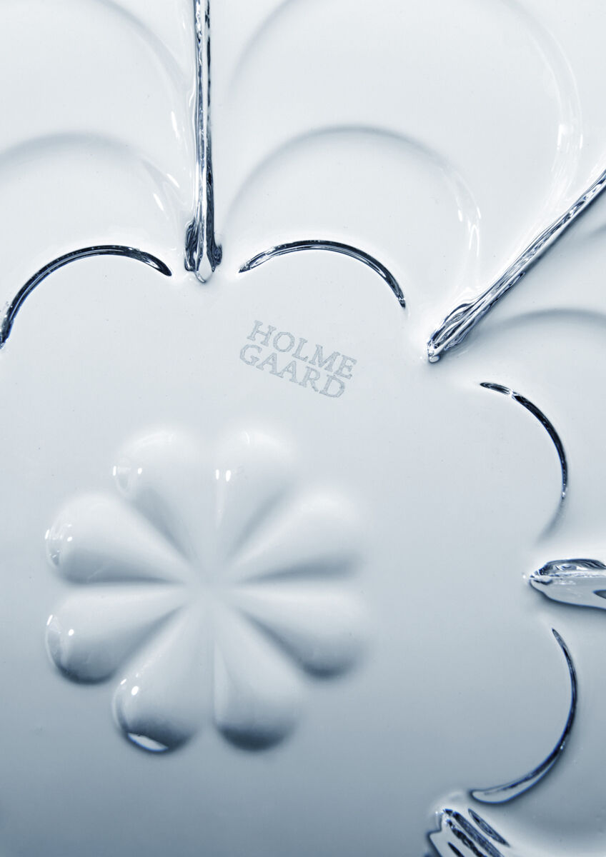 Lily Vase H19 cm blue iris