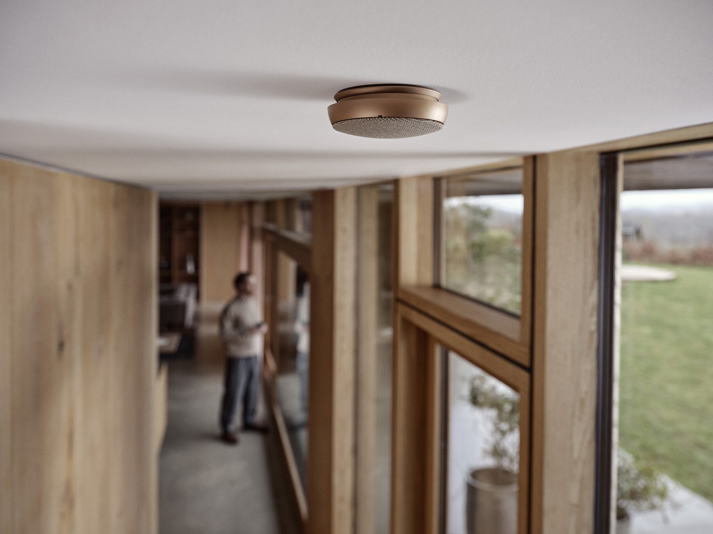 R&oslash;galarm optisk 10 cm Kobber