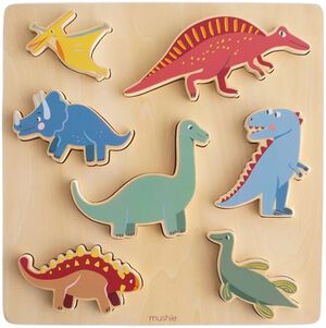 Mushie Wooden Dinosaur Puzzle