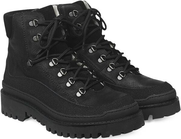 Snørestøvle med uldfoer