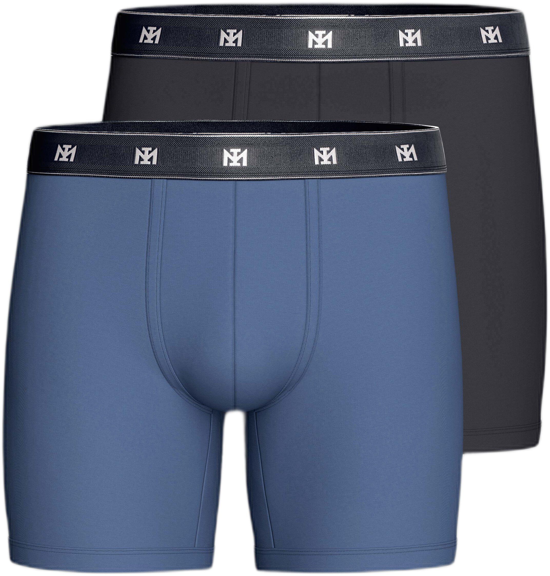 Pack of 2 long men's boxers in Lyocell
