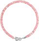 Pink Opal Choker with Panther Head