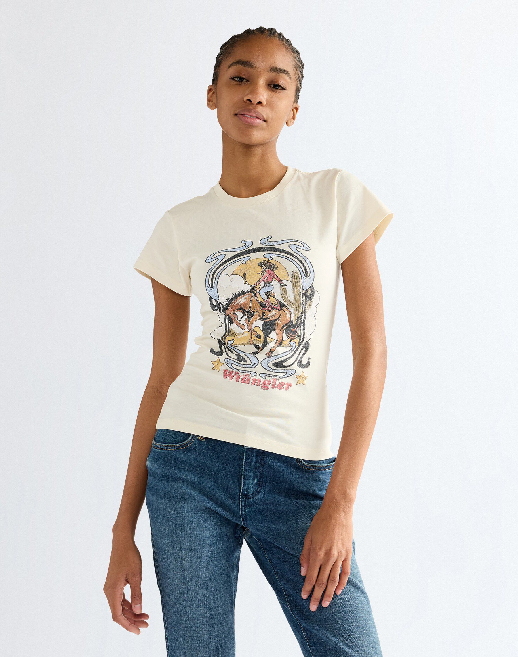 SHRUNKEN_BAND_TEE EGRET