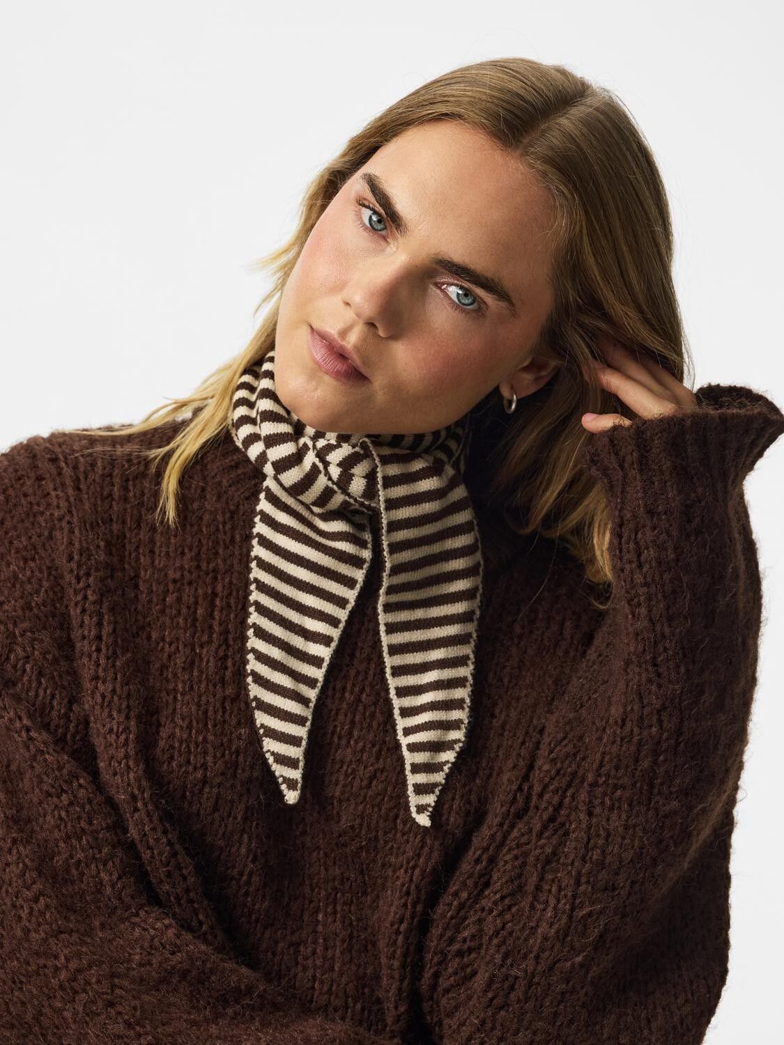PCKOMMA TRIANGLE SCARF NOOS BC
