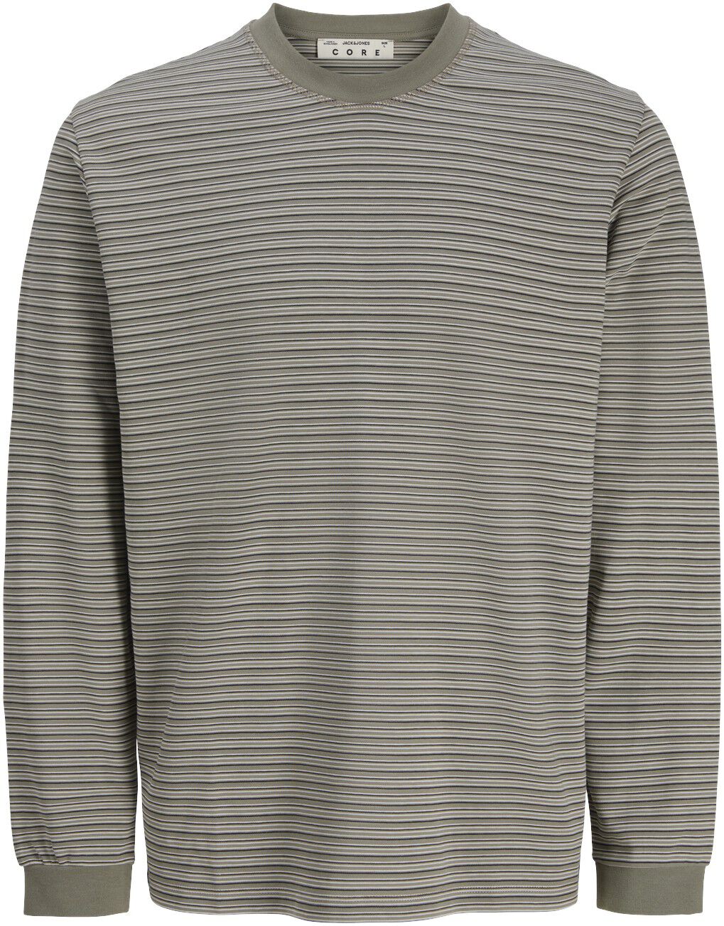 JCOBARRON STRIPE TEE LS CN STYD