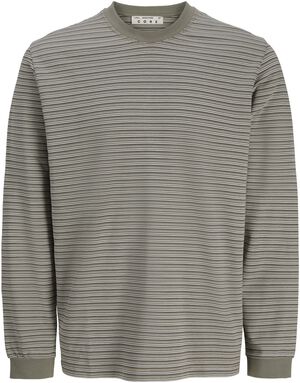 JCOBARRON STRIPE TEE LS CN STYD