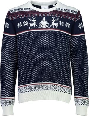 Holiday roll-neck knit
