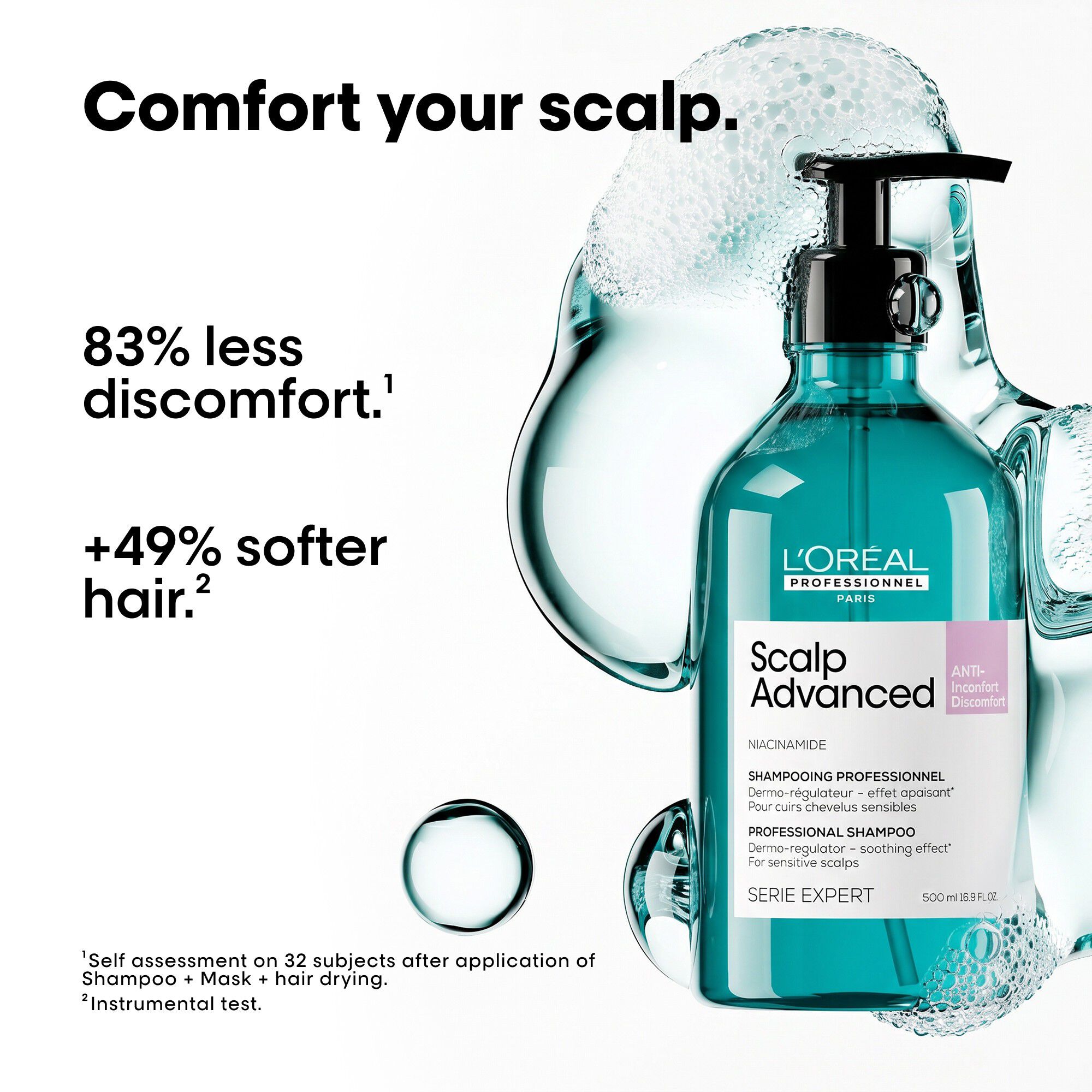 L'Or&eacute;al Professionnel Scalp Advanced Anti-Discomfort Shampoo 500ml