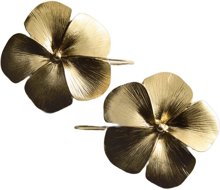 Flower design earrings