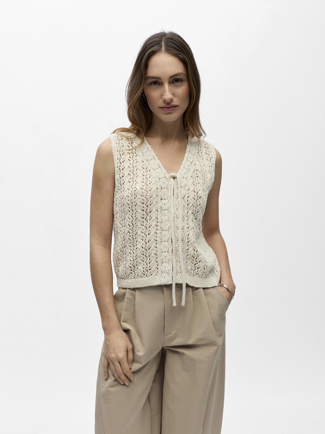 OBJJOLIN S/L RE KNIT TOP 144