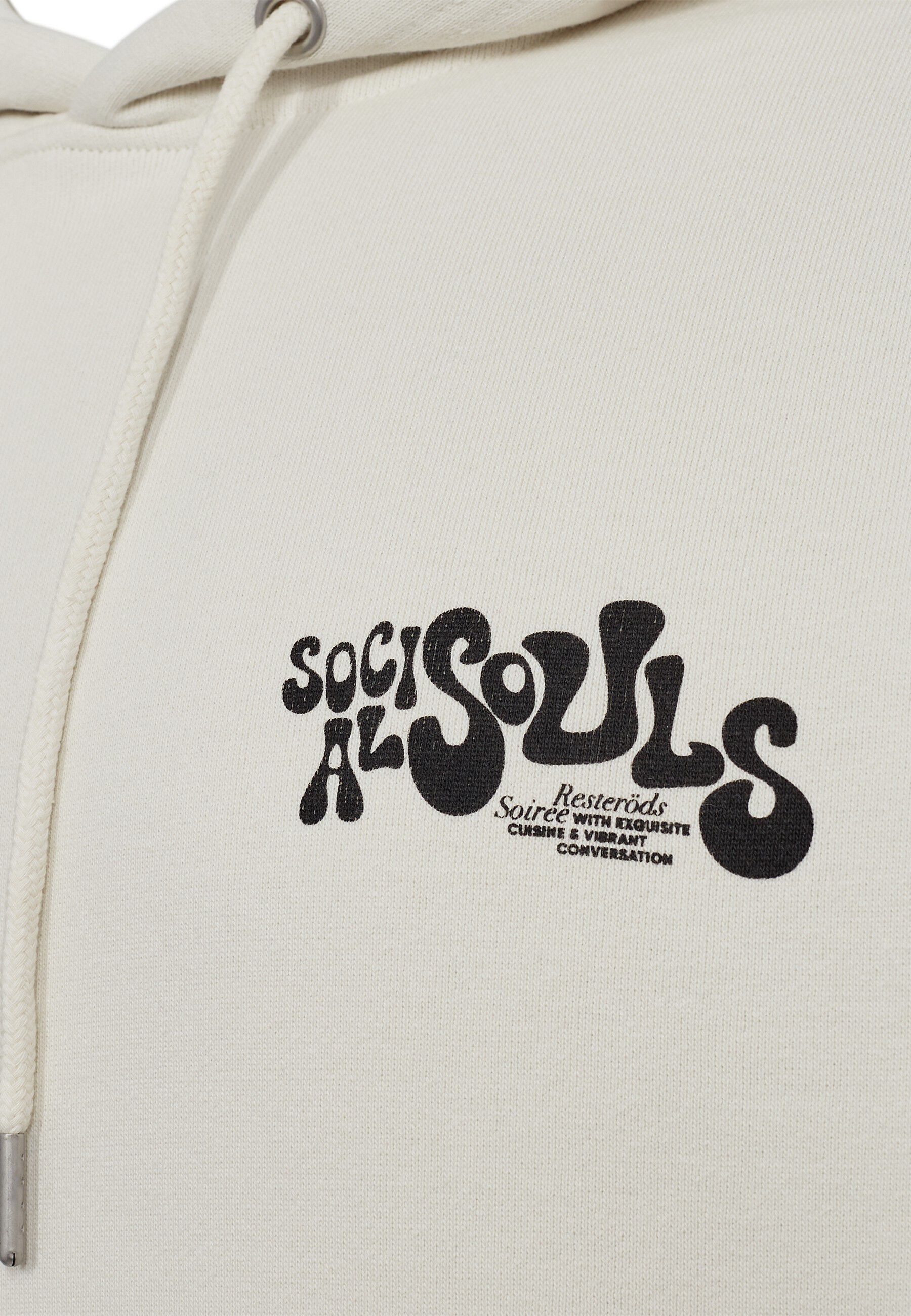 Jay Chest Print Hoodie