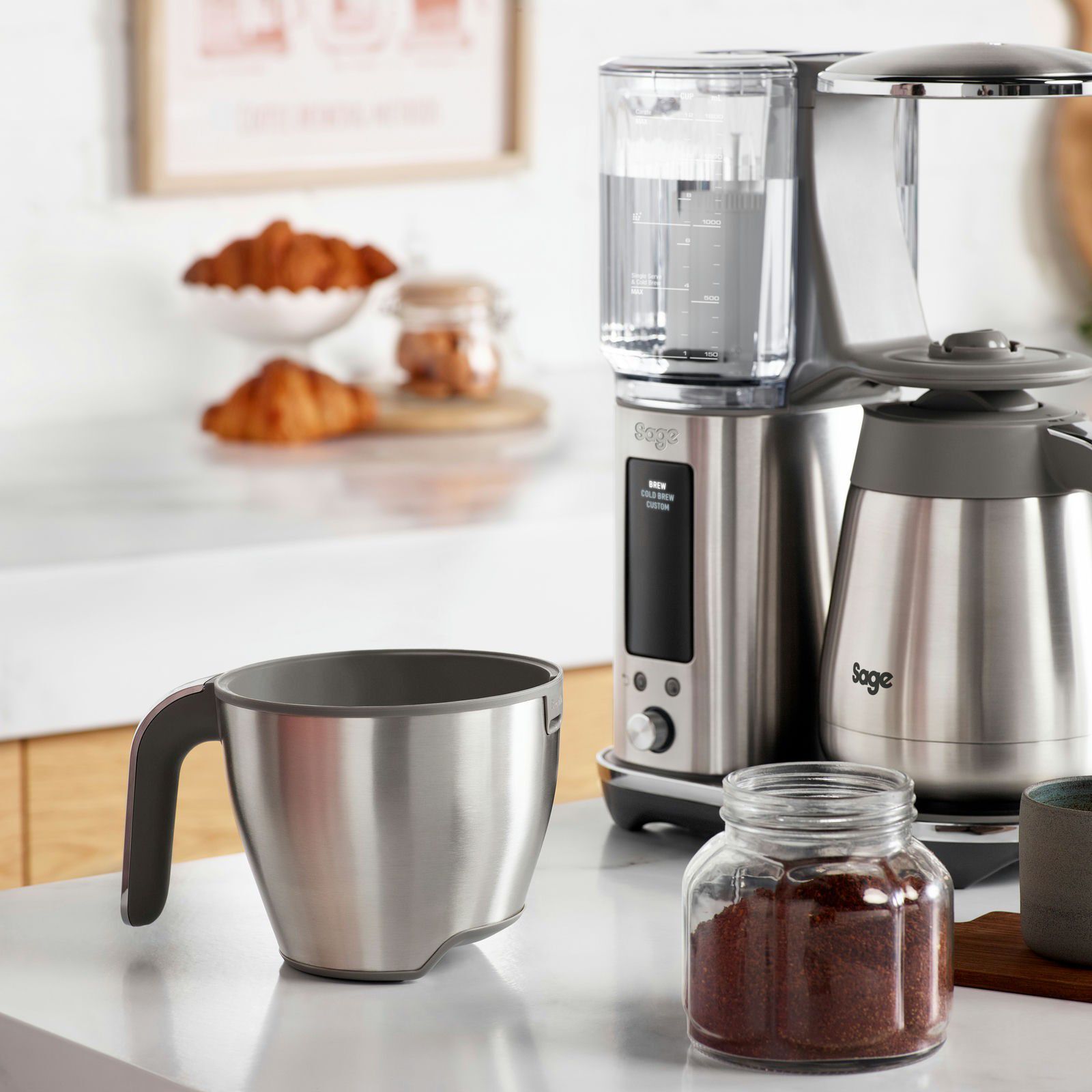 Sage SDC 465 BSS Luxe Brewer Thermal Coffee machine Brushed