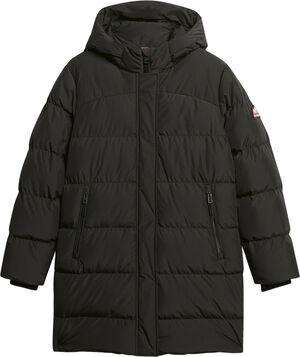 HOODED SPORTS PUFFER MID JKT