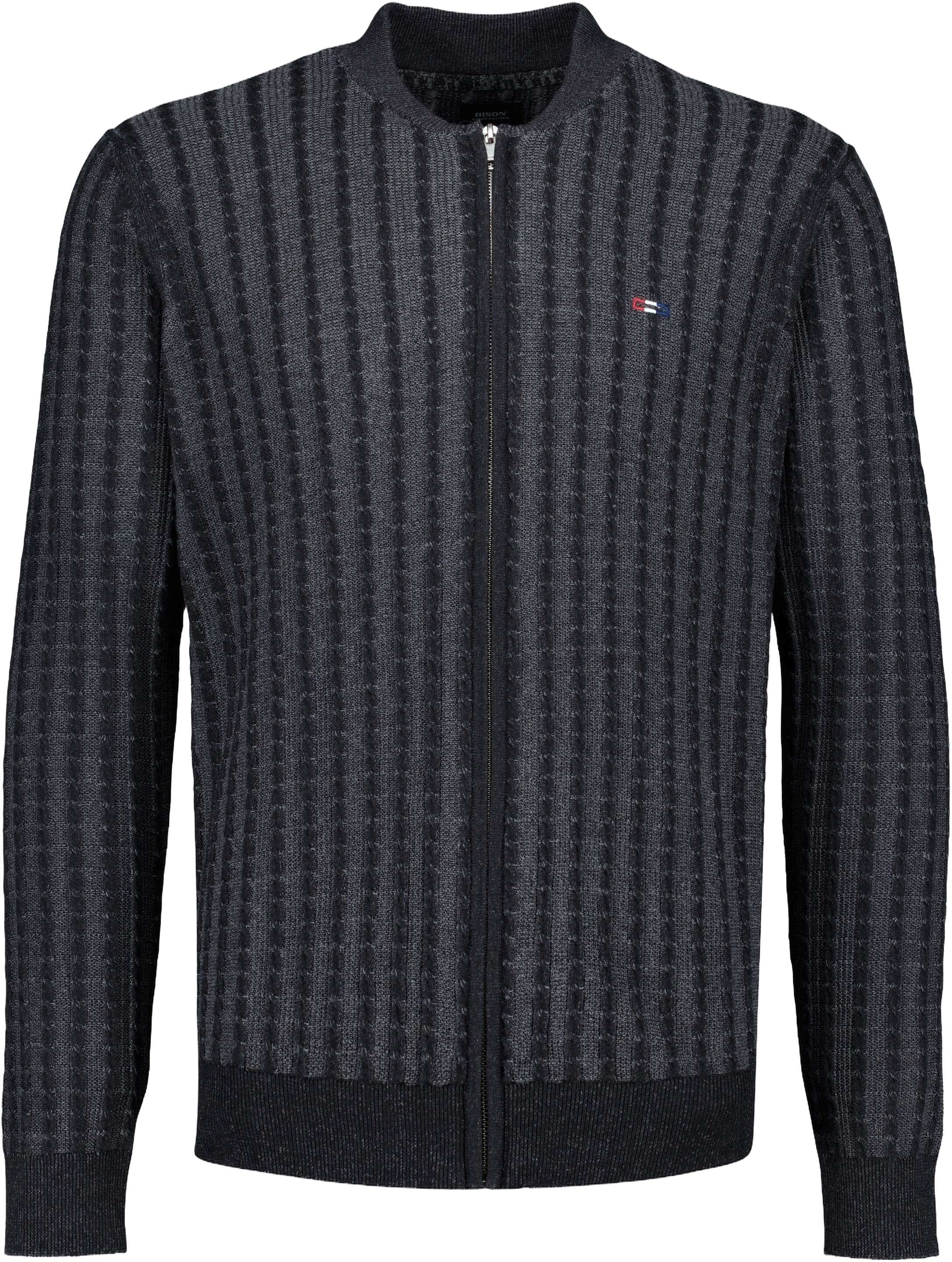 Recycled baseball cardigan