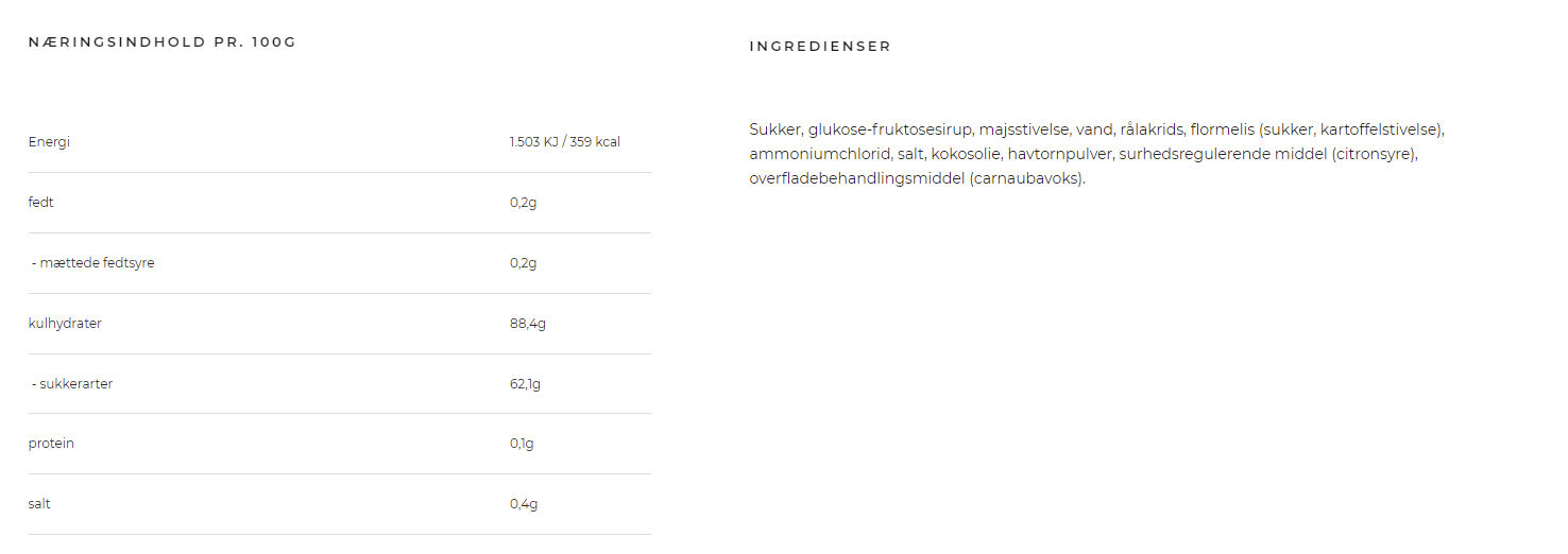 Liquorice w Salmiak 240g