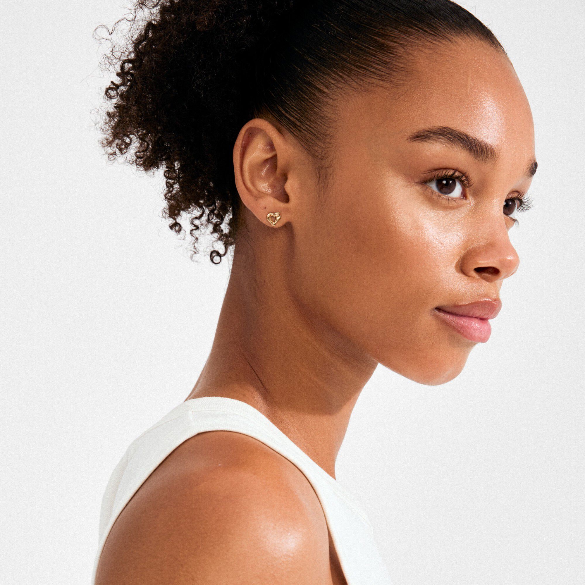 IRIS &oslash;reringe guldbelagt