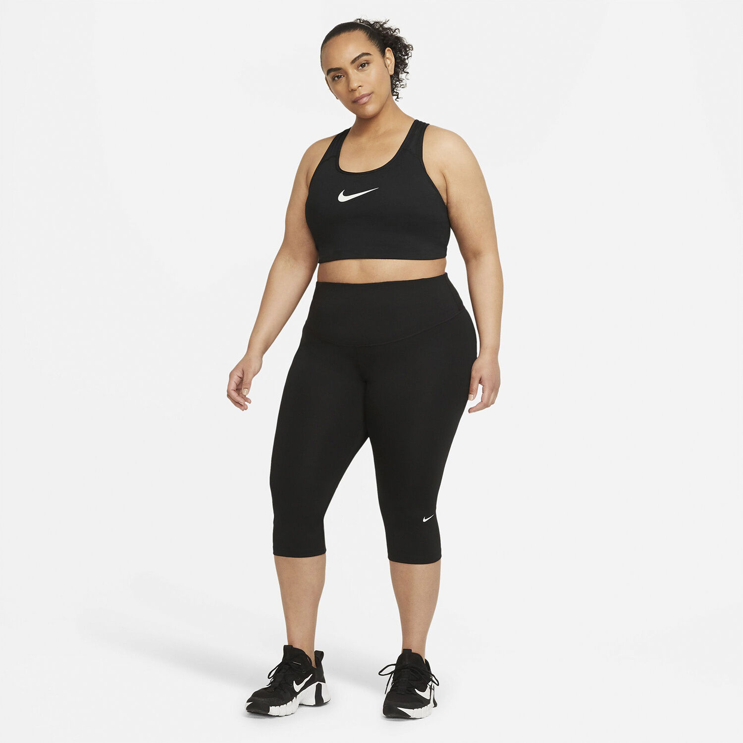 One Mid-Rise trekvart tr&aelig;ningstights (Plus Size)