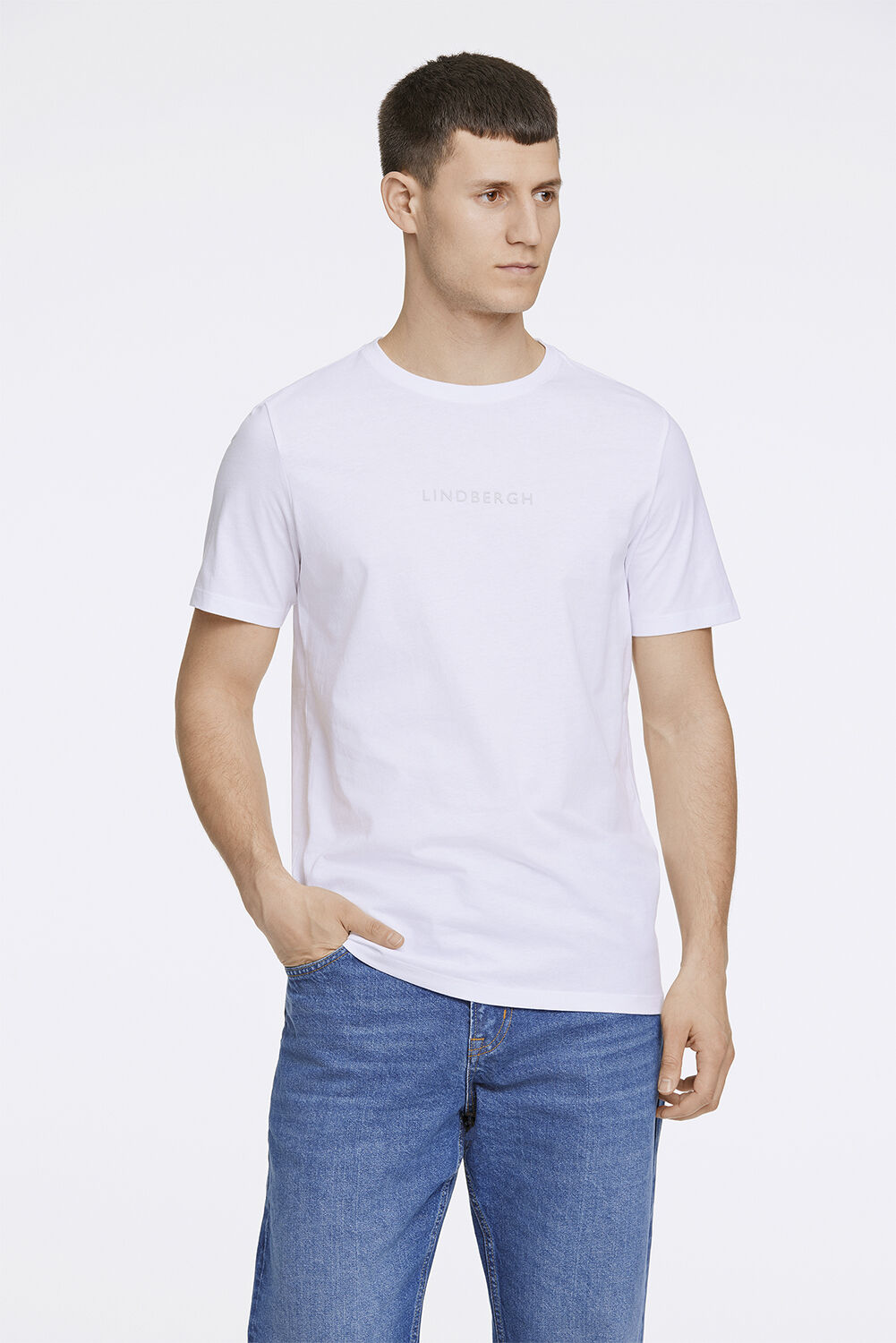 Lindbergh print tee S/S