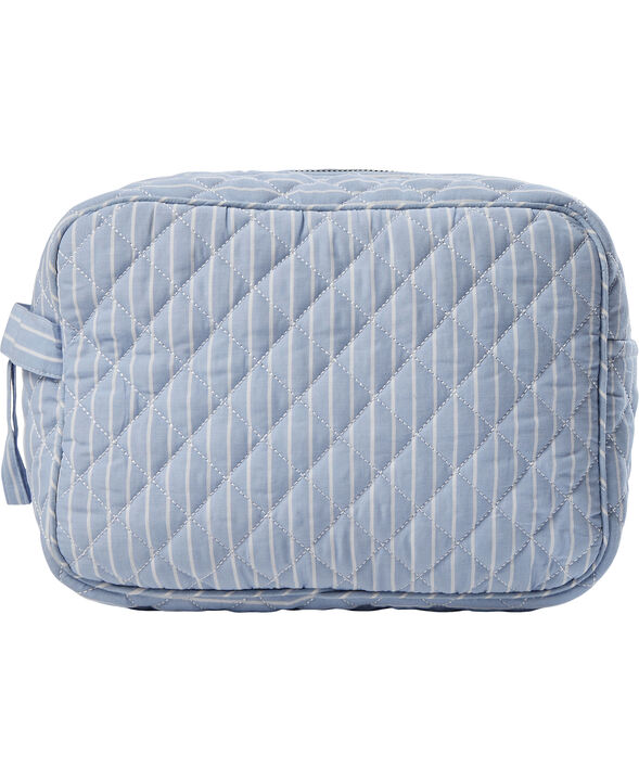 Moira 2 G toilettaske Beige / White Double Stripe