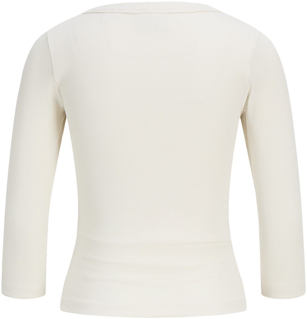 Jxfifi Str 3/4 V-Neck Rib Top Jrs
